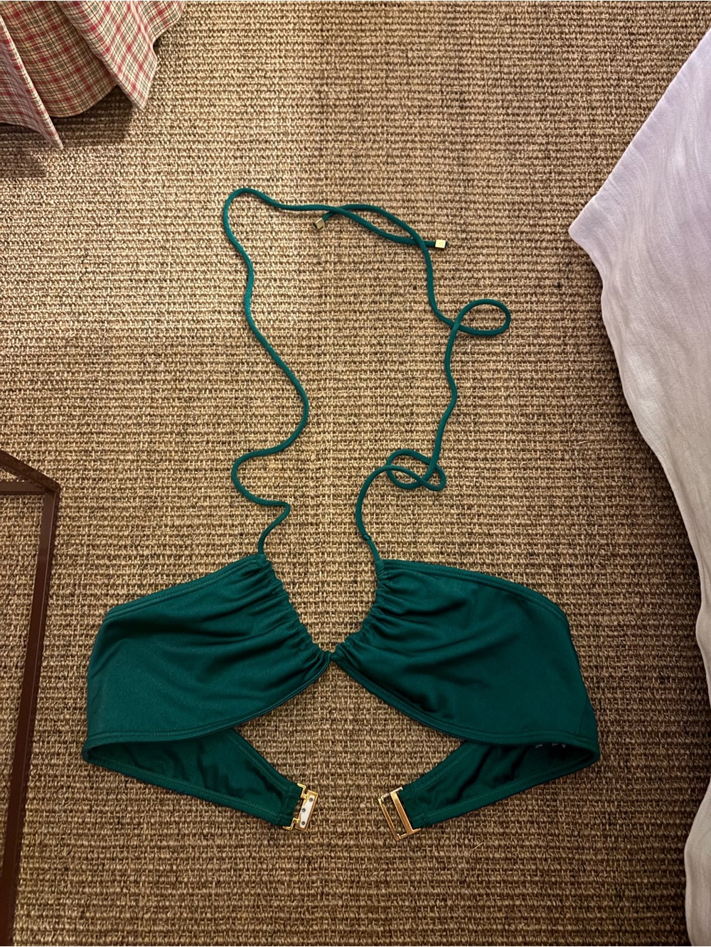 Sommer Swim Emerald Green Tie-String Bikini Set - Women Swim - Picture 2 of 5
